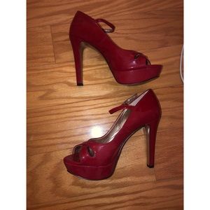 Red BCBG Heels